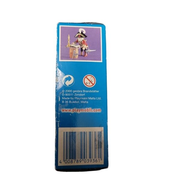Playmobil Pirate Peg Leg Captain Pirates 3936 Navigator VTG 2000 New in Box - Picture 5 of 8